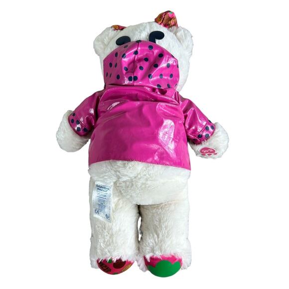 Build A Bear Girl Scout White Cookie Bear 16" Pink Bow Jacket Teddy Bear - Picture 6 of 7